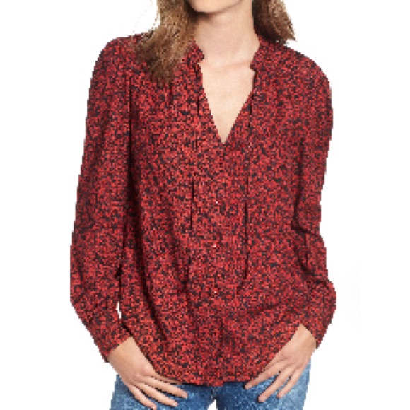Hinge Pattern Blouse